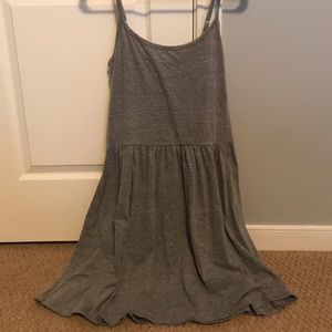 Simple grey summer dress